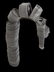 Orixa (2010), Foam Rubber, Bonded Nylon and Seed Beads, Edition of 3, H115 x W45 x D80cm
