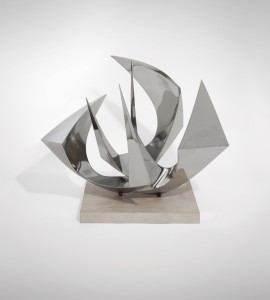 Spirit of Bristol (Maquette) (c.1968), Stainless Steel on Stone Base, H86.3cm