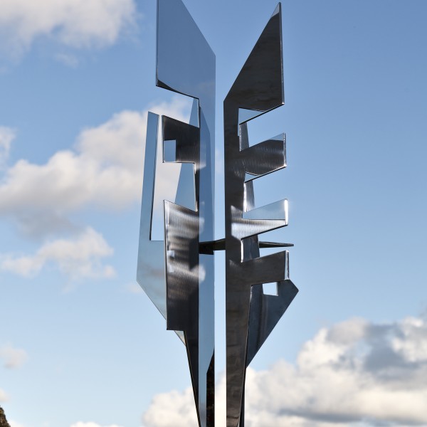 The Guardian (1978), Stainless Steel, Edition of 4, H93.5 x W40cm