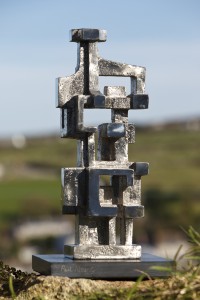 The Rivals (2008), Cast Stainless Steel, Unique, H42cm Including Base