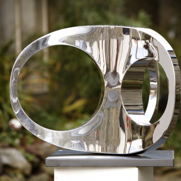 Three Point Turn (2007), Stainless Steel, Unique, H90 x W68cm