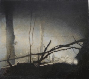 Lund, Oil on Board, 26 x 30cm