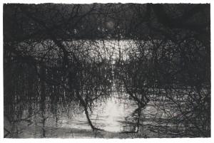 A Love as Old as Water (2014), Brown and Black Charcoal on 356gsm Saunders Waterford Paper, 66 x 101.5cm
