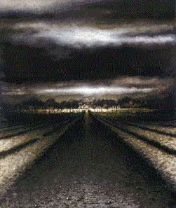 Vagator Road (1997-99), Oil on Board, 56 x 48"