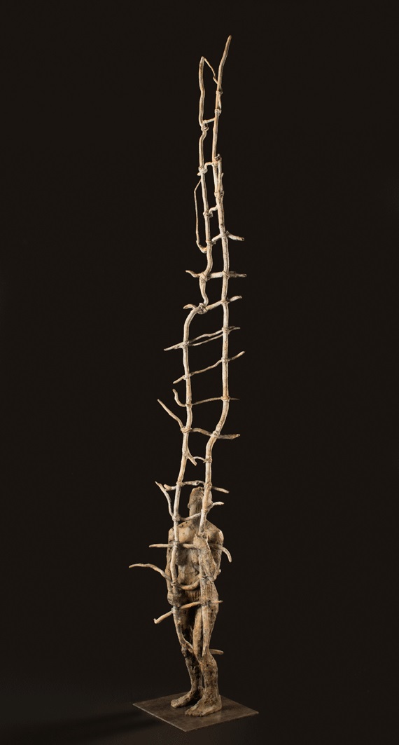 Right Then (2013), Bronze, Edition of 9, 179 x 28 x 25cm