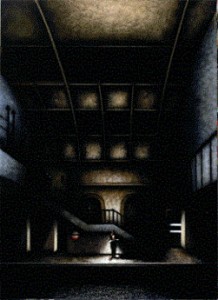 Bayswater Platform, W2 (1997-99), Oil on Board, 48 x 35 inches
