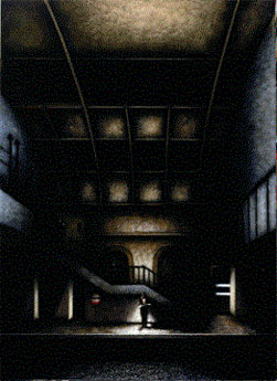 Bayswater Platform, W2 (1997-99), Oil on Board, 48 x 35 inches