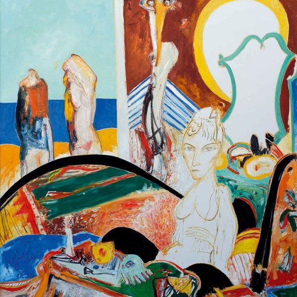 Interior Thoughts (1994), Oil on Canvas, 80 x 70 inches